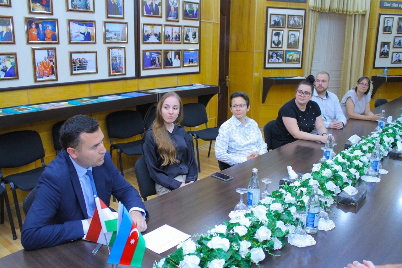 ADAU-nun rektoru MATE Universitetinin nümayəndələri ilə görüşdü - FOTOLAR